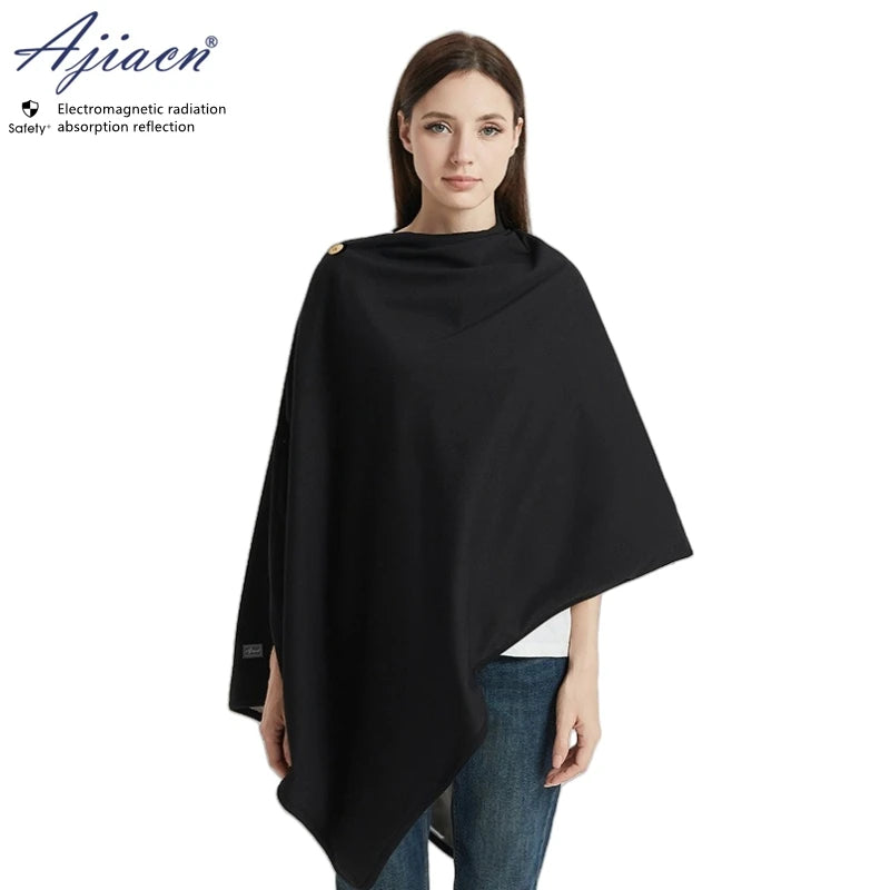 EMF protection shawl for pregnancy black variant